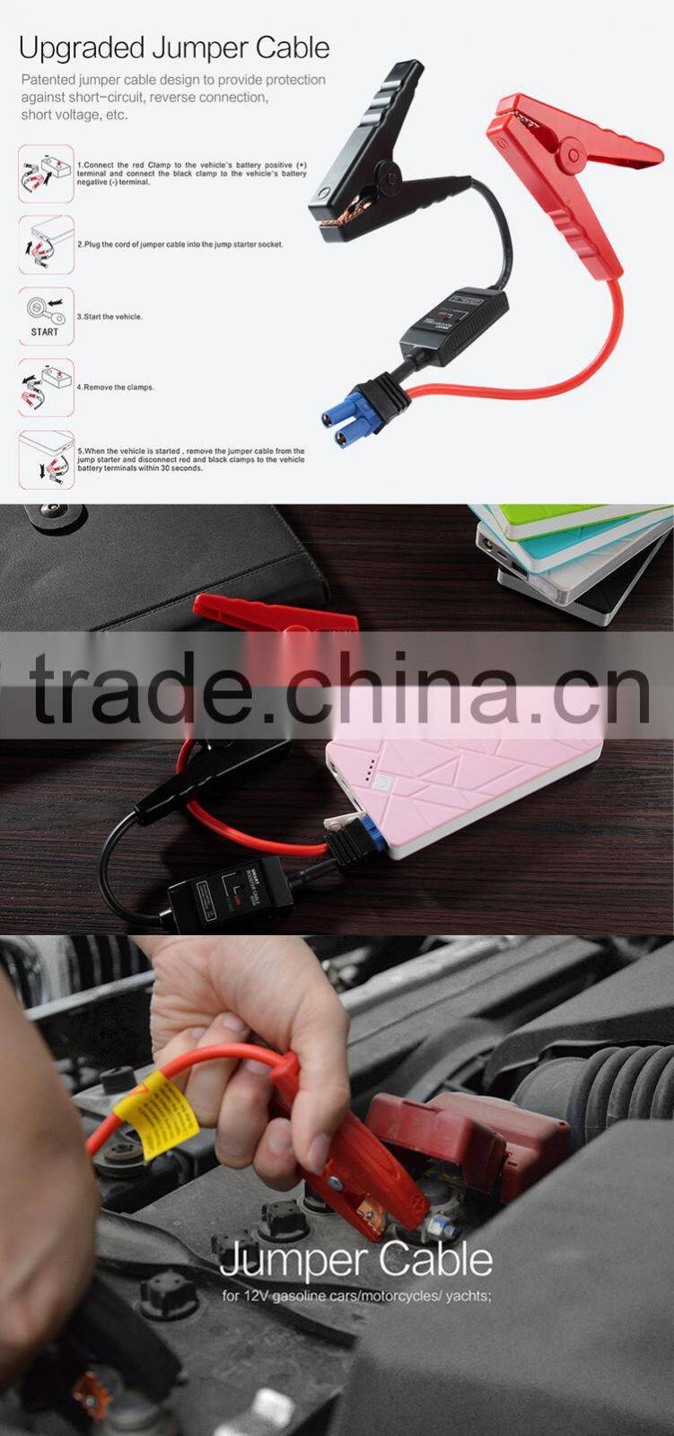 SUNPOW China lithium jump starter Battery Jump Starter Power Station Booster