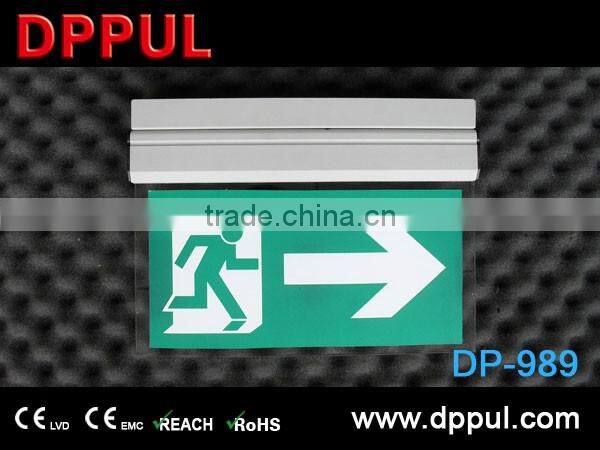 Battery Operated Fire Resistant LED Emergency Exit Sign