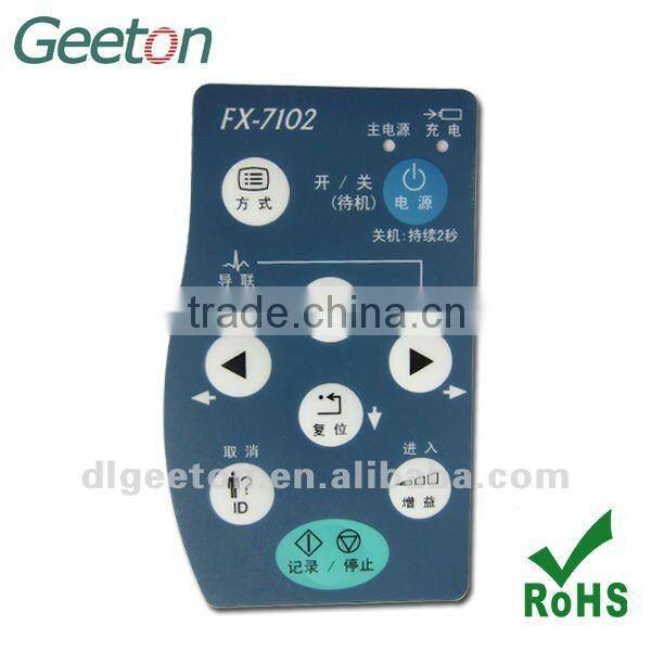 2011 Fashion Tactile PET Nameplate for Toilet Facilities