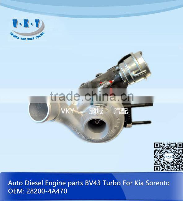 28200-4A470 Auto Diesel Engine Parts Turbo For Sorento