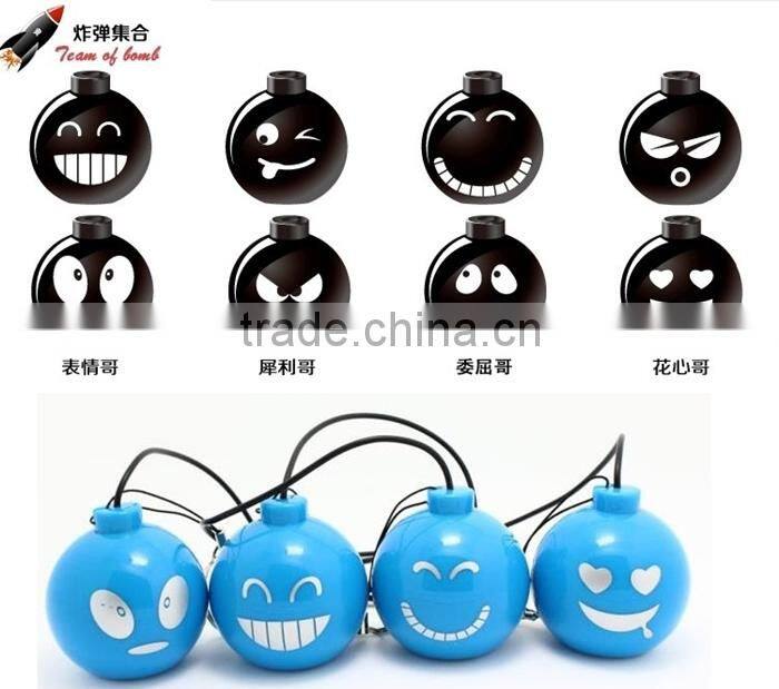 rechargeable popular design 3.5mm plug mini sound bomb pc speaker shenzhen