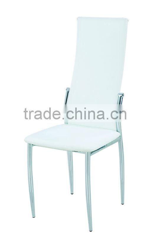 wholesale PVC seat & back metal tube dining chair