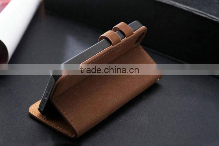 Soft feel squirrel leather flip cover for microsoft lumia 640xl with card slots