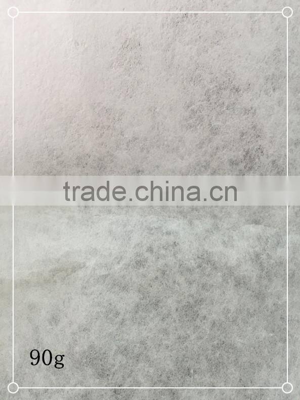 nonwoven airlaid polyester interlining for embroidery