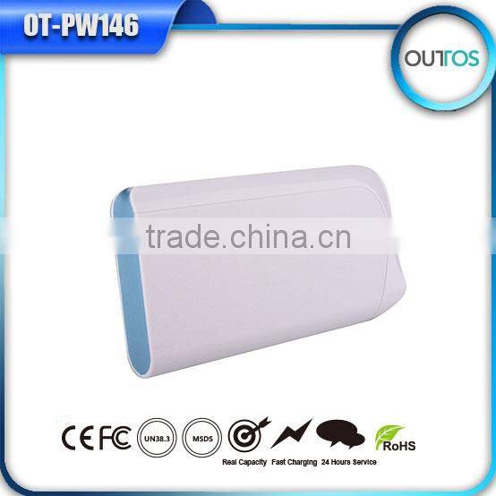 Hot Seller of 2015 Dual USB Power Bank Mobile Phone Battery Charger with LED Indicator