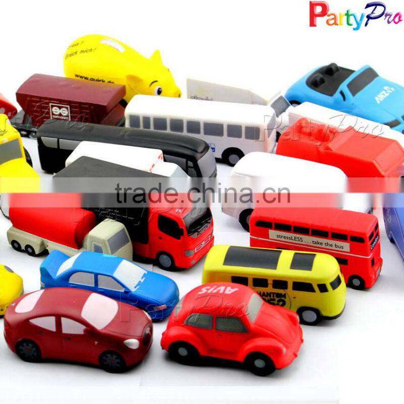 Partypro Zhejiang Factory Hottest Soft Ball Custom logo PU material Stress Round Ball with Smile