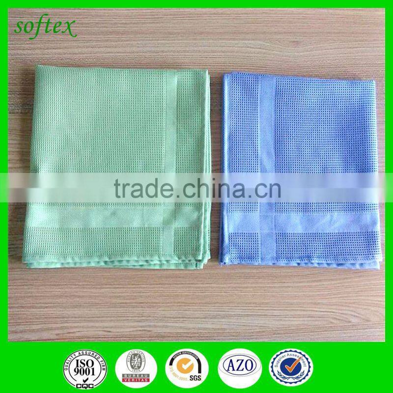 Microfiber waffle knitted absorber car drying towel