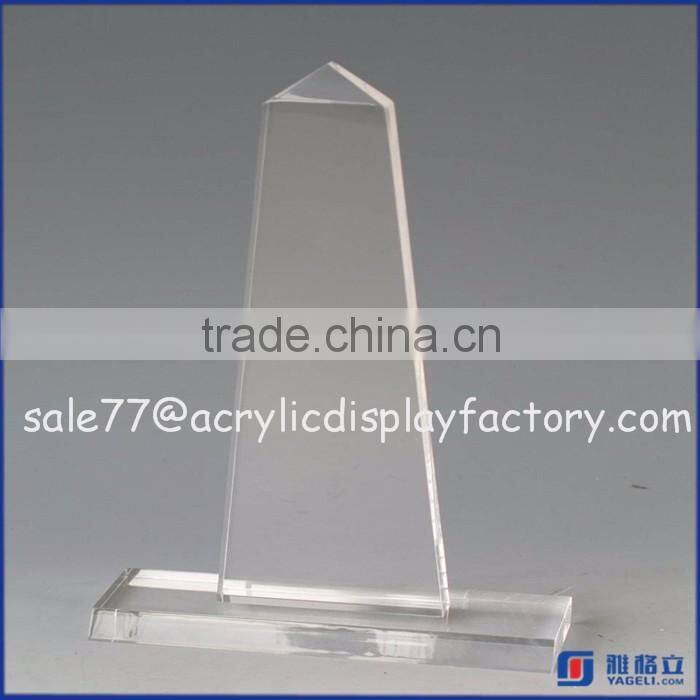 New Design Acrylic Tall Globe Award Trophy For Business Souvenir