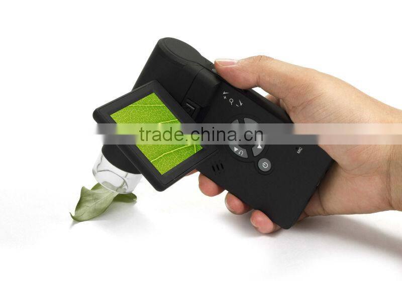 3inches high quality 5Megapixel education/surgical LCD mini microscope with 1000x magnification