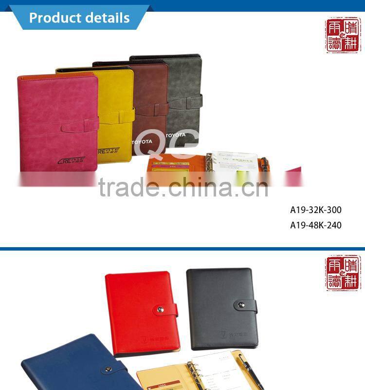2015 planner notebook with leather sheath & pen