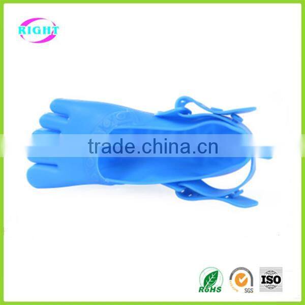 anti-skidding silicone sandals five toe rubber shoes