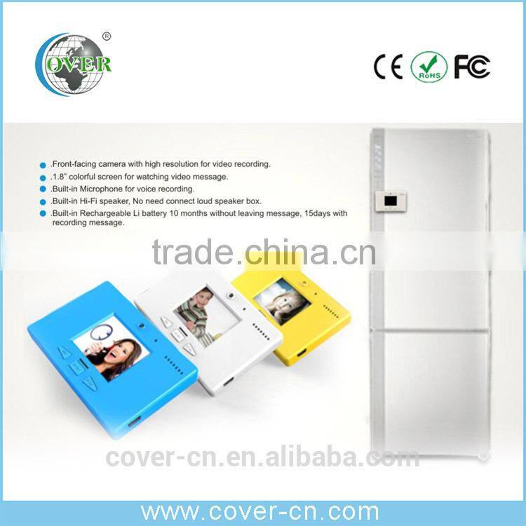 video message recorder/vidoe memo recorder/fridge message board