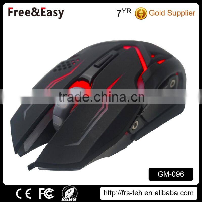 new style high quality mechanical custom logo 7d gaming mouse