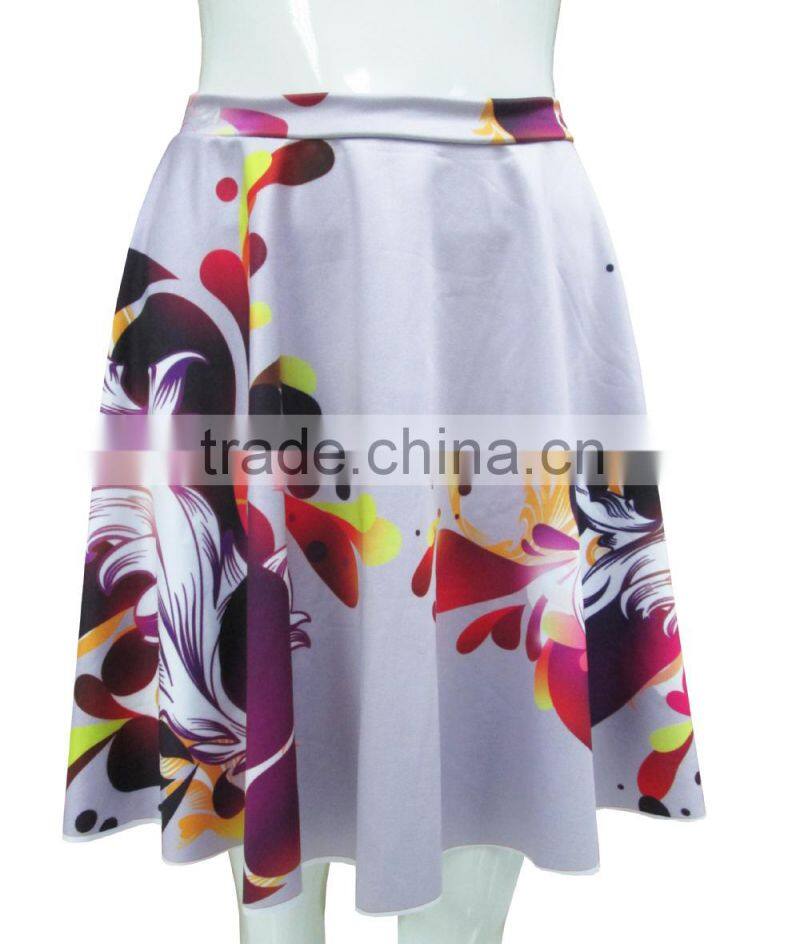 2015 New Arrival Celebrity Fashion Skirt Cool printed Ladies Skirt