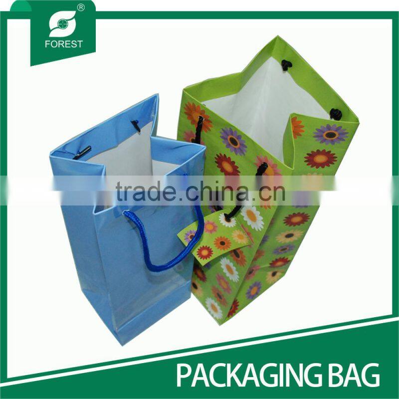 PROMOTIONAL PRINTED PAPER BAG WINE PAPER BAG