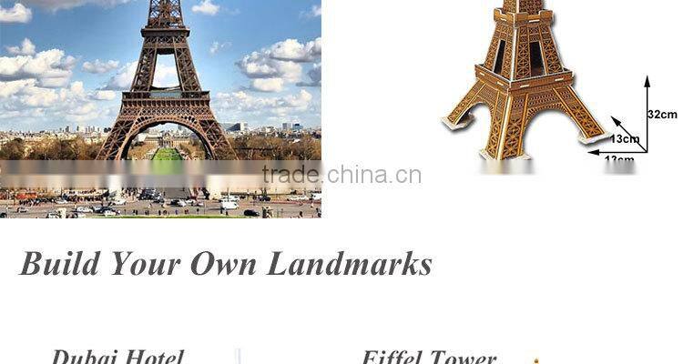 Landmarks 3D Paper Puzzle