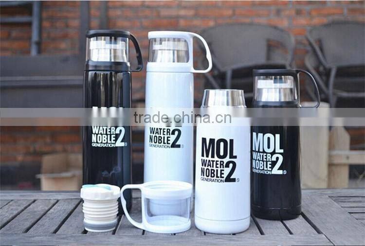 Stainless steel thermos flask with cup 360ml/500ml
