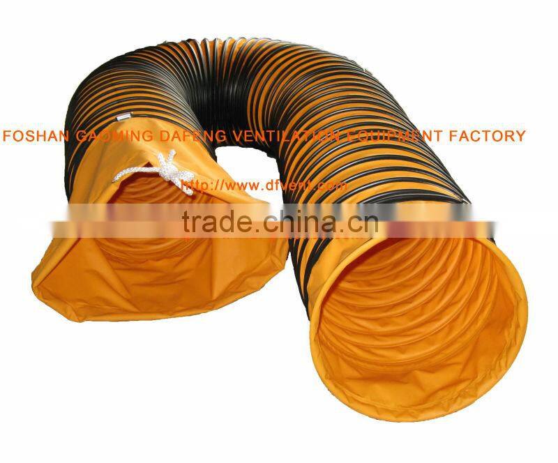 marine negative pressure plastic fabric fire resistant flexible duct