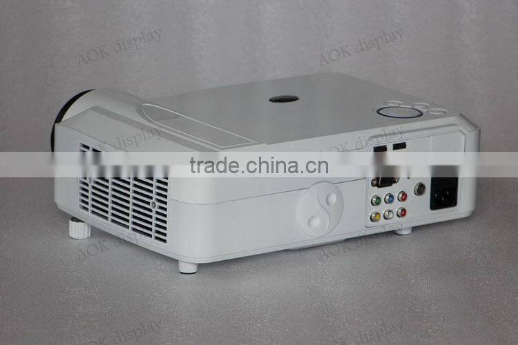 HOT SALE! HD Projector For Home theater Support 1080p full HD VGA USB LED commercial theater projector for sale