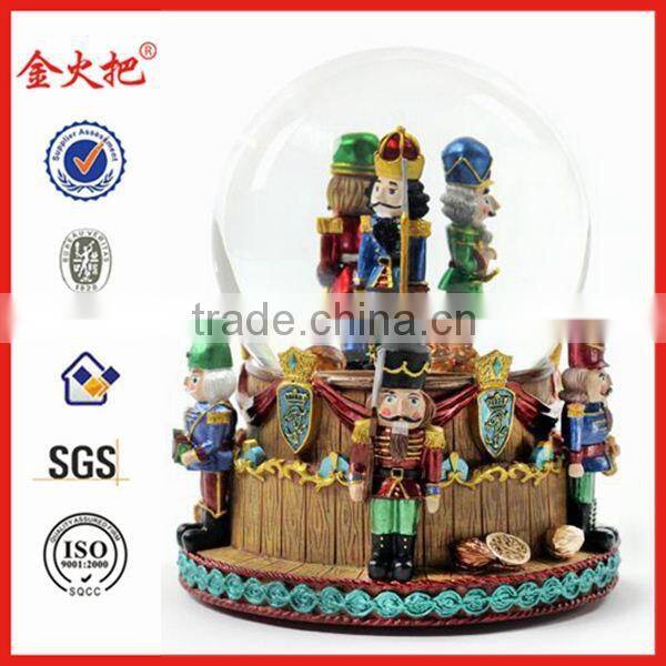 italian decorative 3D polyresin Souvenir 3d snow globe with italian city figure