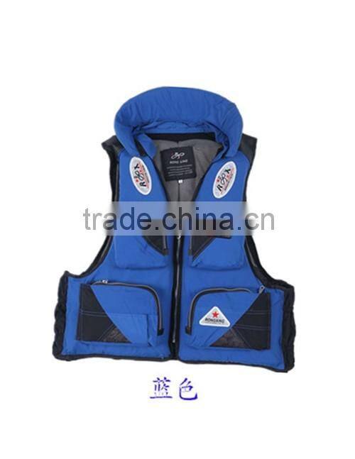 Fishing vest with removable EPE foam