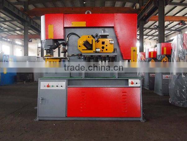 double cylinder hydraulic punch and shear ironworker