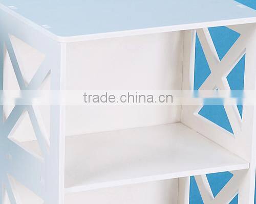 Factory direct sale cheap wooden display racks book storage shelf bedside shelf
