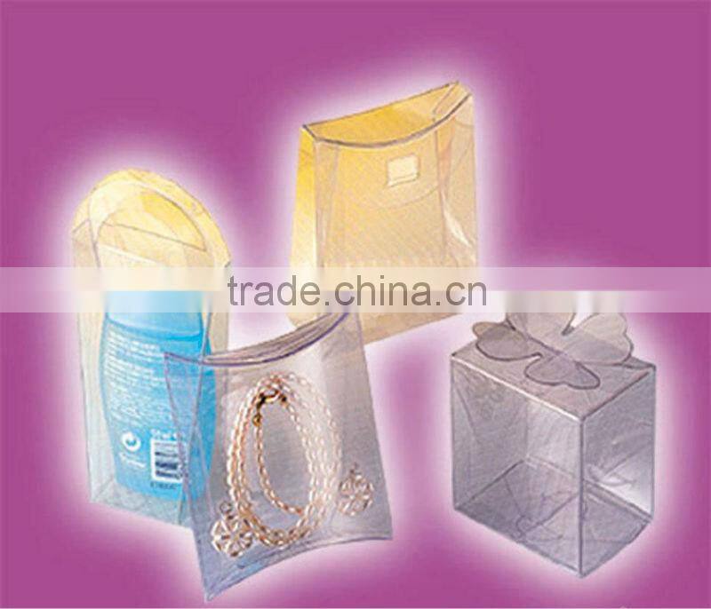 Hot sale transparent plastic packing box for comestic