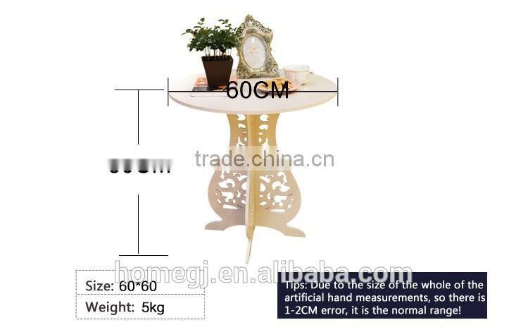 Hot sale modern wood round coffee table fish tank coffee table bases only