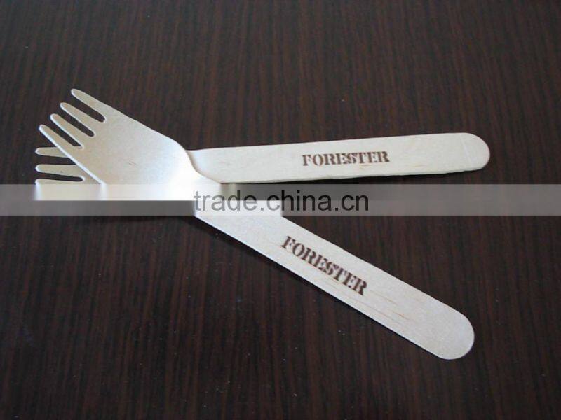 wooden disposable cutlery