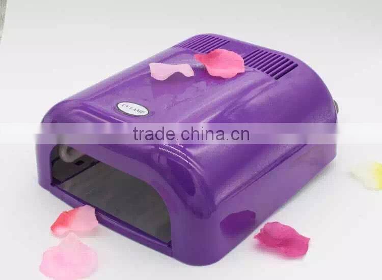 High quality nail lamp, professional 36 watts uv nail lamp 36w finger uv and led gel lamp nail dryer