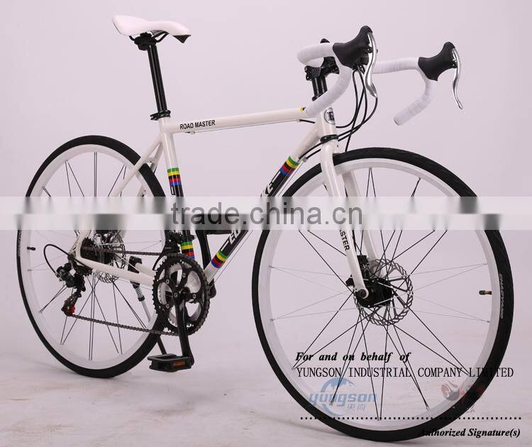 Classical old style bicycle cheap steel road bike 14S with drop handlebar