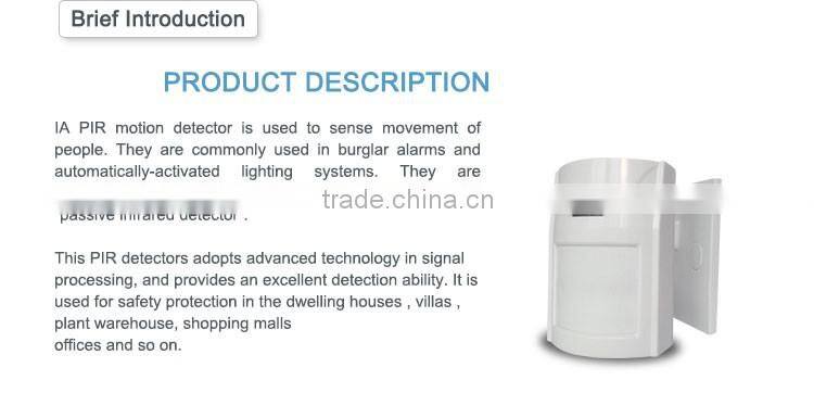 Factory Price PIR Motion Sensor For Home Security System