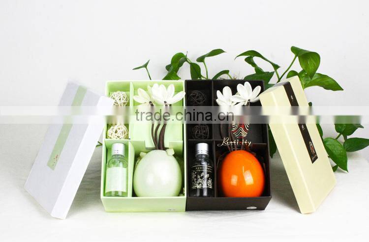 Reed sticks with sola flower bottle fragrance diffuser