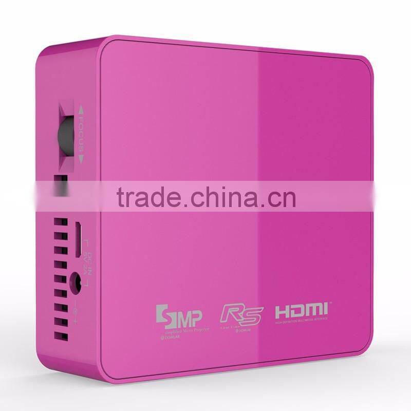 Good Price Professional 800 Lumens DLP Projectors Battery Build-in with USB TF AV HDMI Unic Uc50 Projector