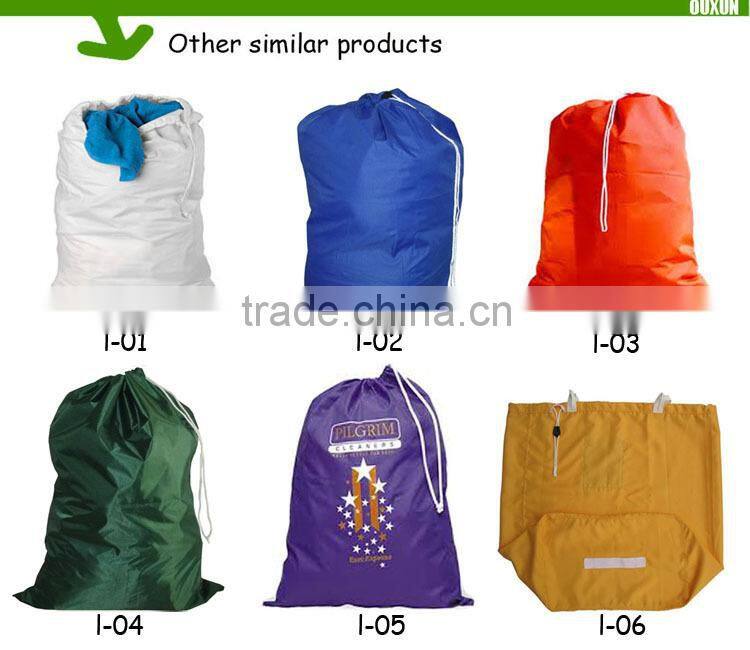 Extra large nylon folding laundry bag