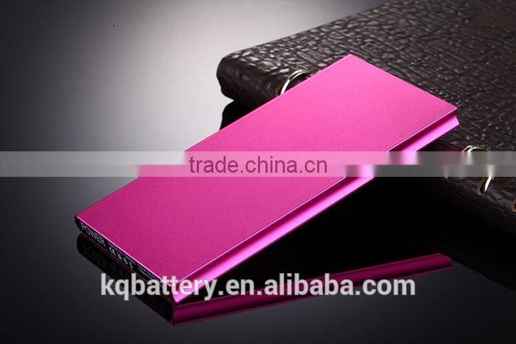 flashlight dual usb 10000mah slim power bank charger