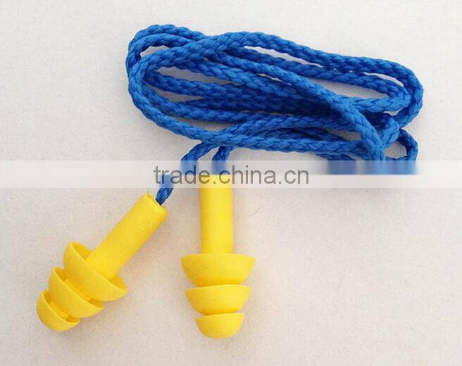 Yellow swimming waterproof safety ear plug
