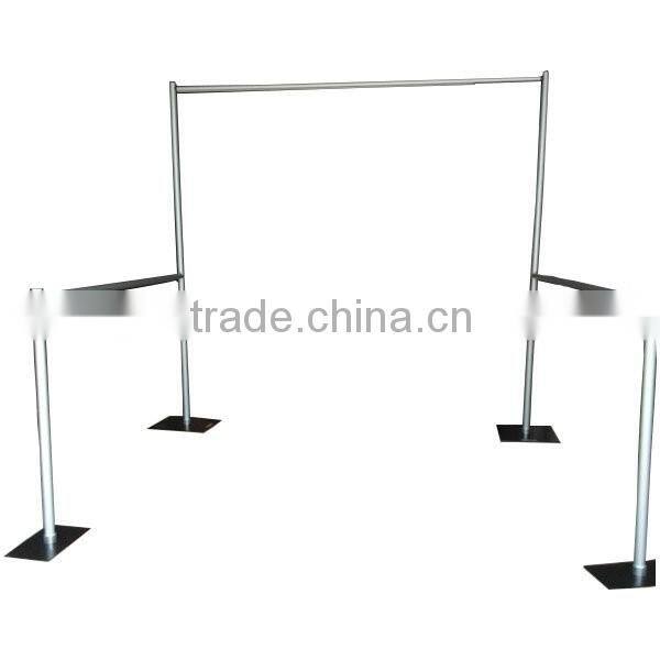 Tradeshow booth structure pipe and drape hot selling 10ft x10ft Convention curtain and pipe kits