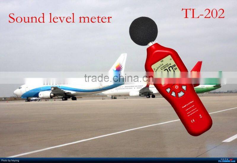 Hot selling accuracy digital sound level meter with large LCD display backlight TL-202