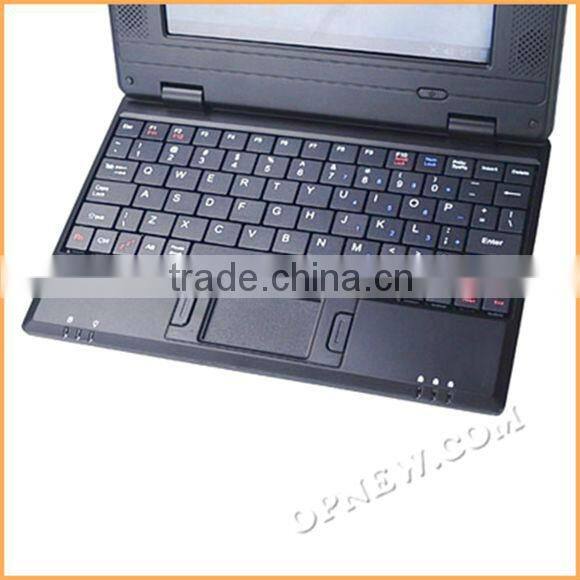 7" Dual Core Cheap LAPTOP Computer Netbook Notebook PC with Android 4.4 WM8880 Dual Core cpu HDM Camera OPNEW 6 Colors in STOCK