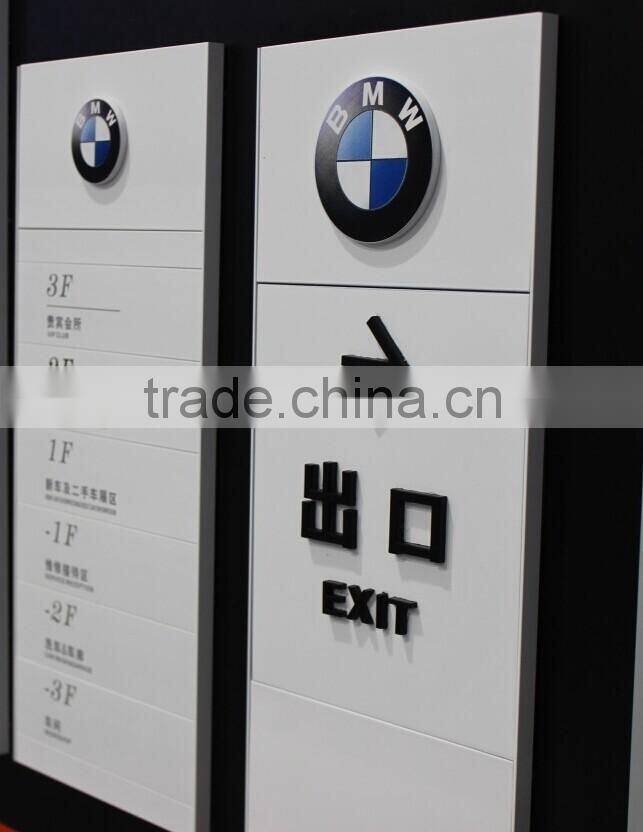 Illuminated Office sign plate