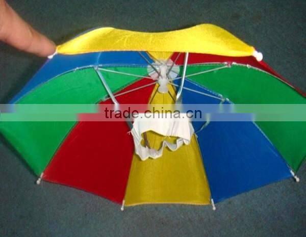 cheapest price game 30cm high quality hat umbrella for head