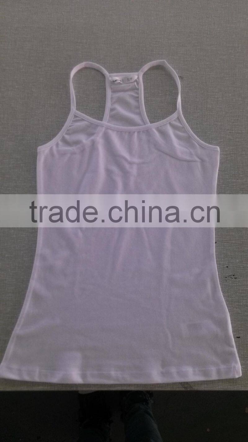 Popular high quality Lady's Cotton Spandex Sun-top for Summer