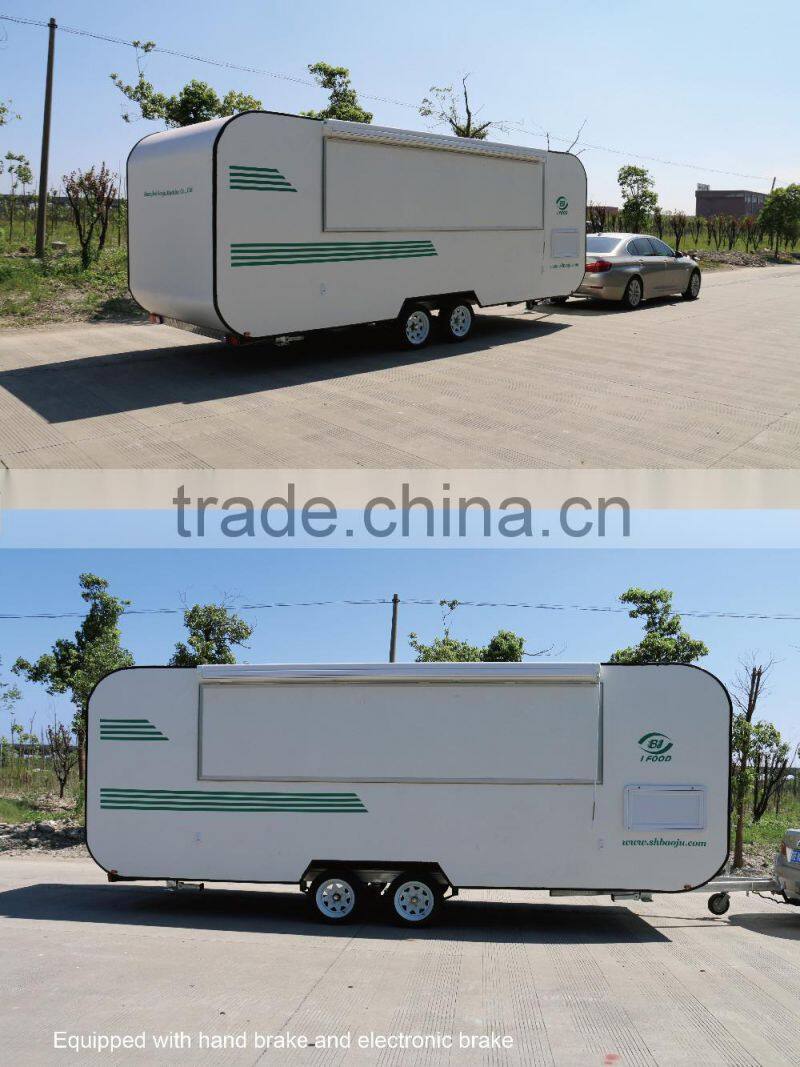 2015 hot sales best quality mobile food scooter caravan donut food caravan mobile snack food caravan