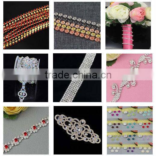 wholesale rectangle western rhinestone ribbon slider buckle