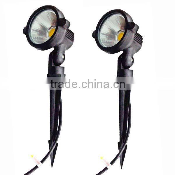 diameter 80mm 12v 24v 5w black outdoor IP65 led lawn light