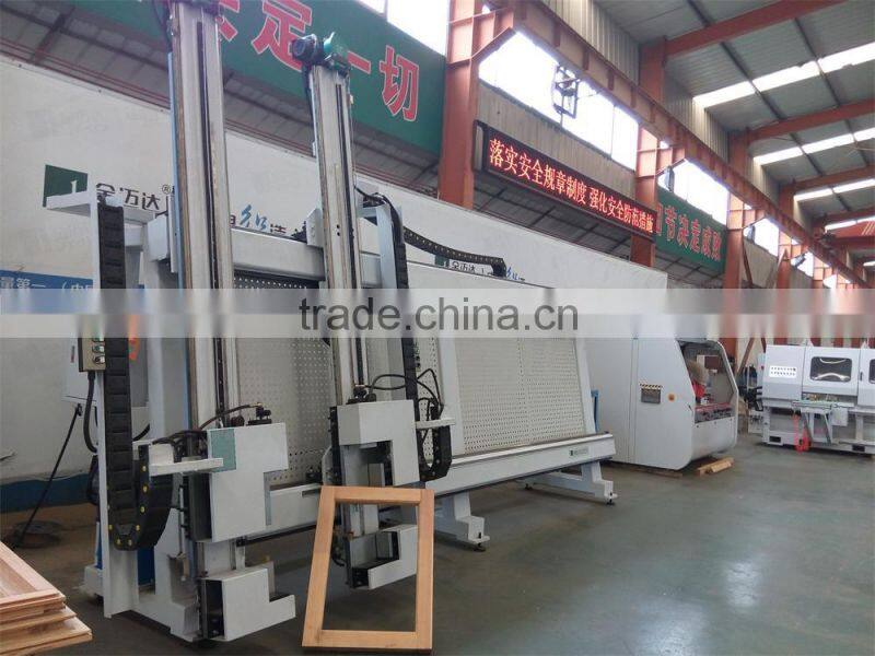 Hydraulic four corner crimping machine/wood door and window making machinery