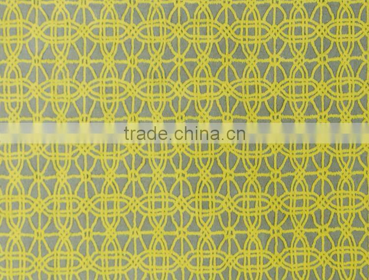 Hand made bright yellow carpet with competitive price