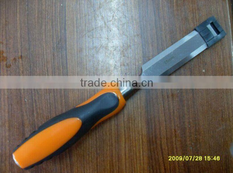 woodworking carving chisel European Type Chisel with 2 Color Plastic Handle